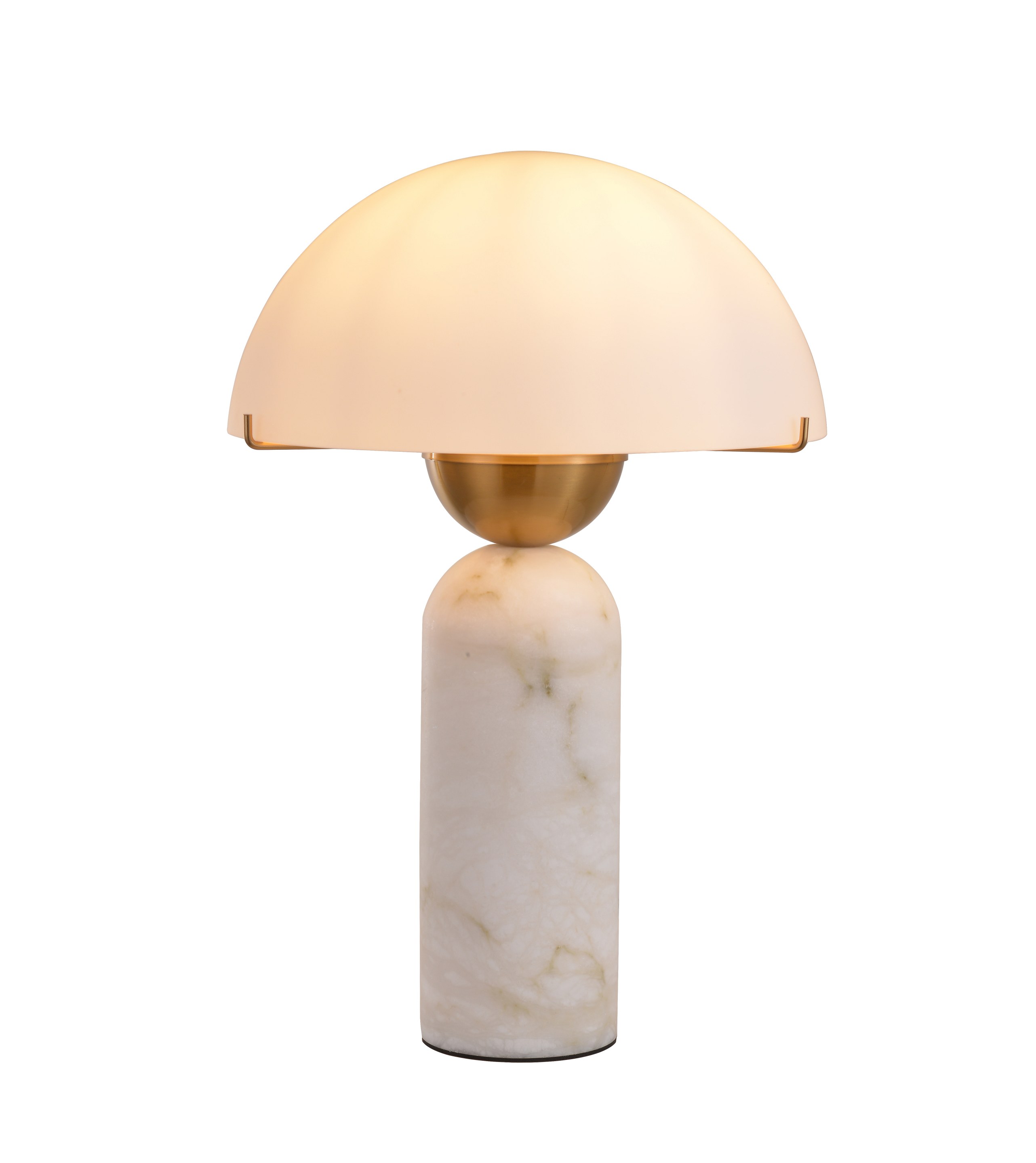 مصباح طاولة على شكل فطر المرمر